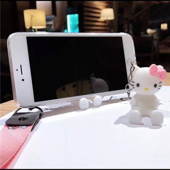 iPhone XS Max Hello Kitty Case with strap & stand - Picture 2 of 3